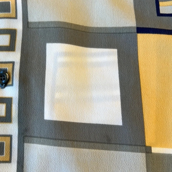 Royal Prestige Vintage Geometric Men’s Square Tail Short Sleeved Shirt. XL. - Picture 7 of 9